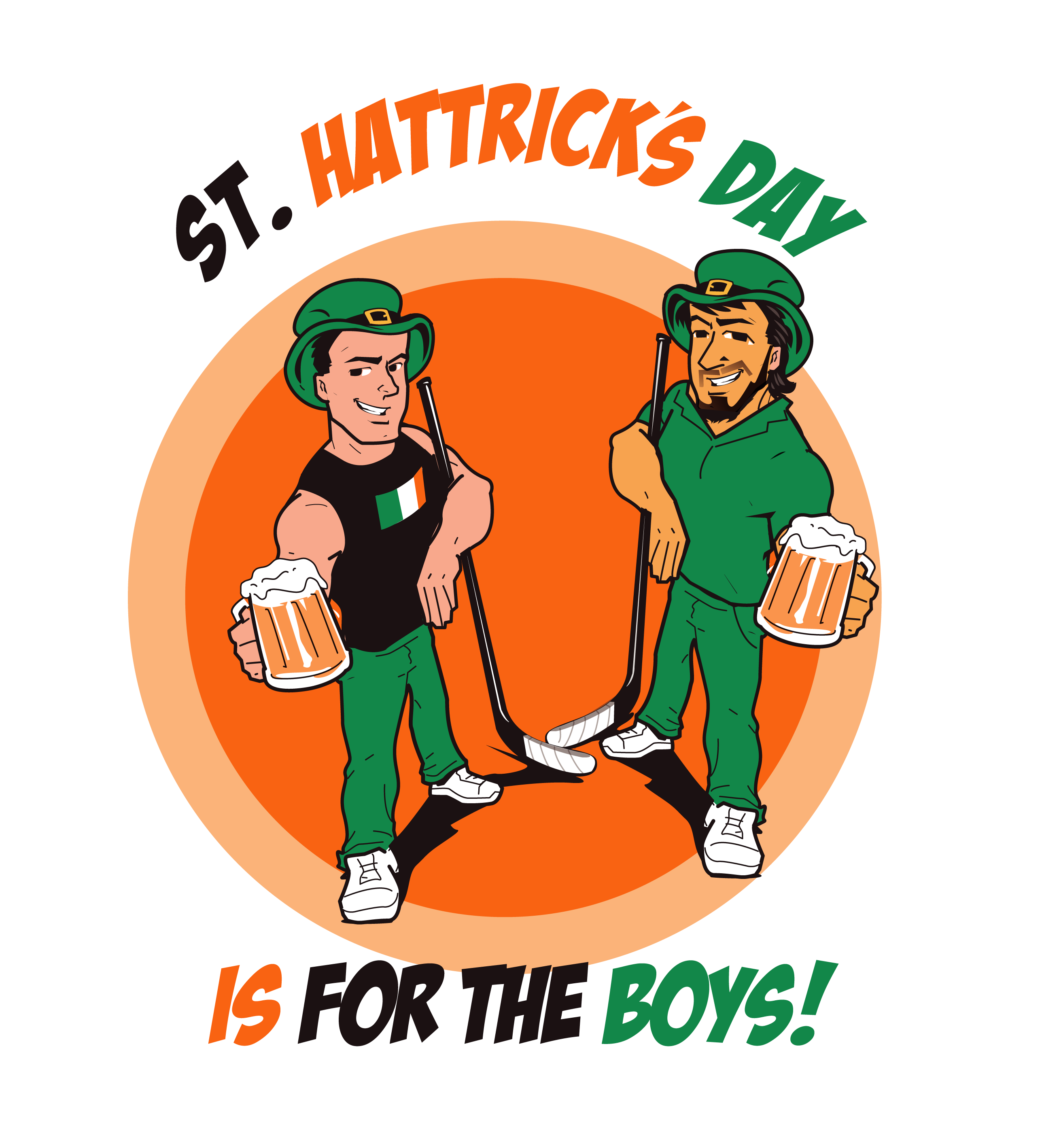 Saint Hattricks Day logo