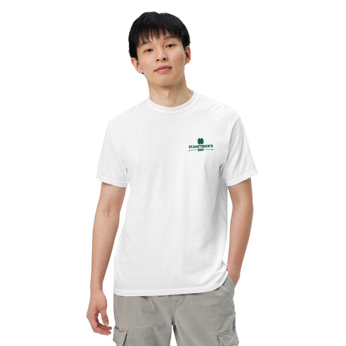 St. Hattrick's Day Men’s garment-dyed heavyweight t-shirt