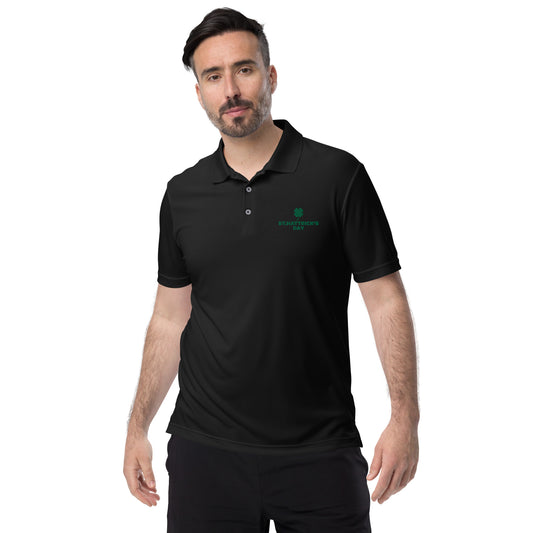 St. Hattrick's Day adidas performance polo shirt