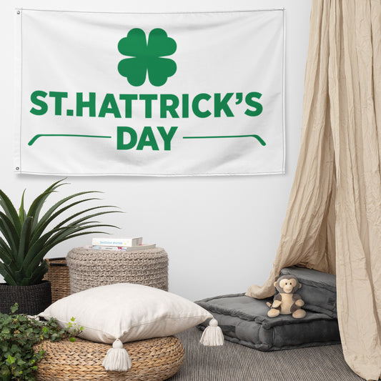 St. Hattrick's Day  Flag