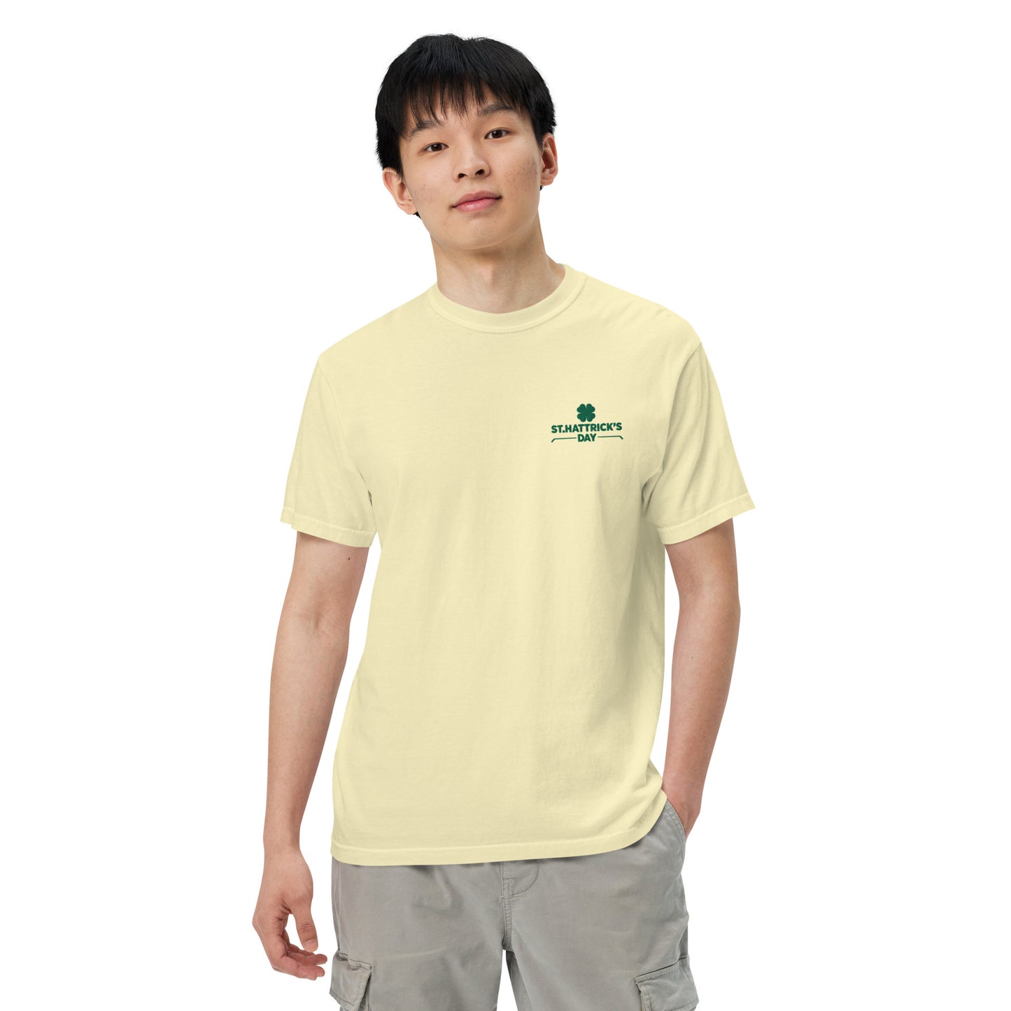 St. Hattrick's Day Men’s garment-dyed heavyweight t-shirt