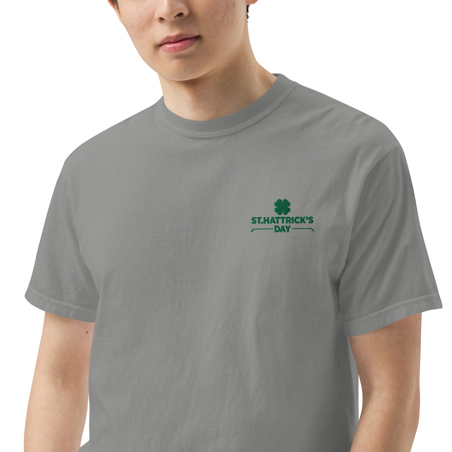 St. Hattrick's Day Men’s garment-dyed heavyweight t-shirt