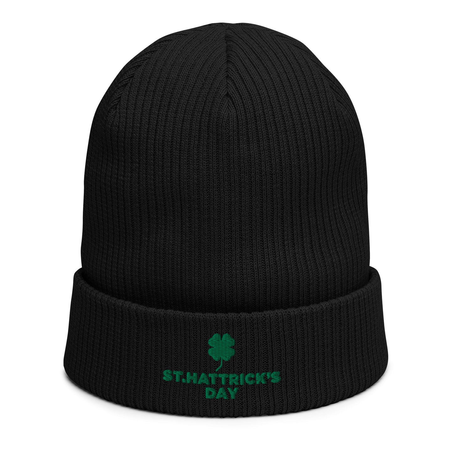 St. Hattrick's Day Organic ribbed beanie