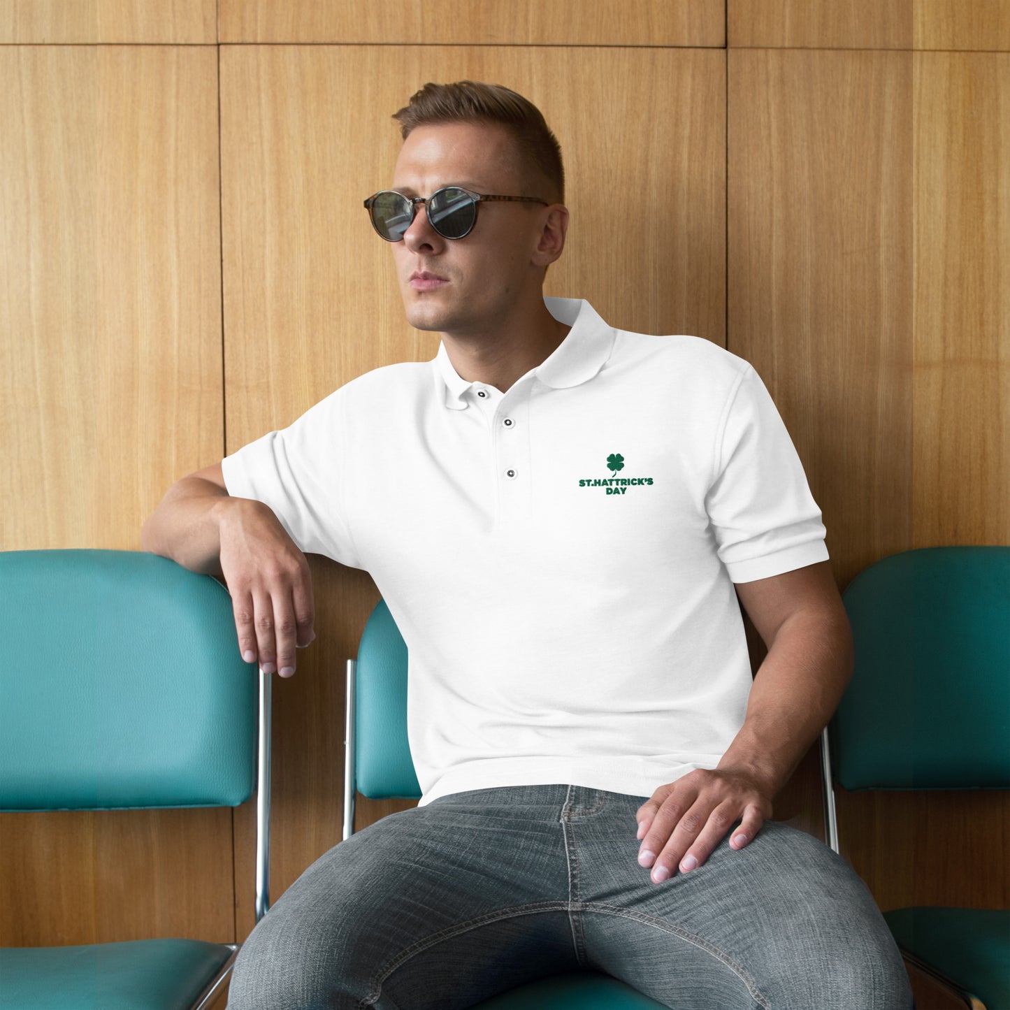 St. Hattrick's Day Men's Premium Polo