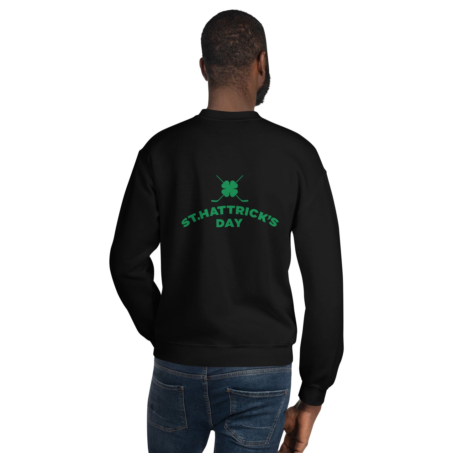 St. Hattrick's Day Clover Crewneck