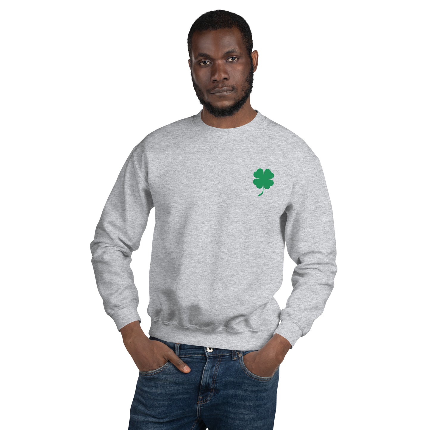 St. Hattrick's Day Clover Crewneck